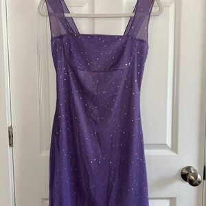 Elegant Purple Dress